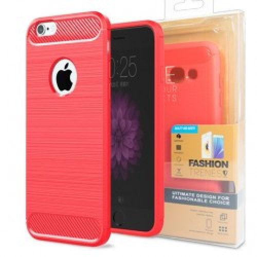 Гръб FORCELL Carbon - Apple iPhone 11 червен