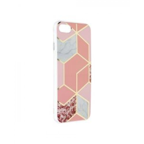 Гръб Forcell MARBLE COSMO - Apple iPhone SE 2020 Pink