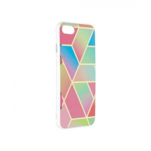 Гръб Forcell MARBLE COSMO - Apple iPhone SE 2020 Colorfull