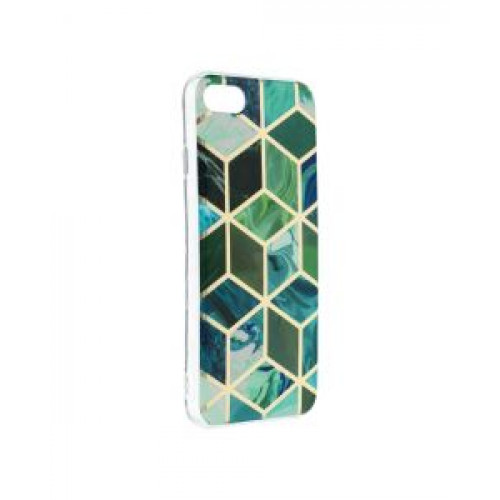 Гръб Forcell MARBLE COSMO - Apple iPhone SE 2020 Green