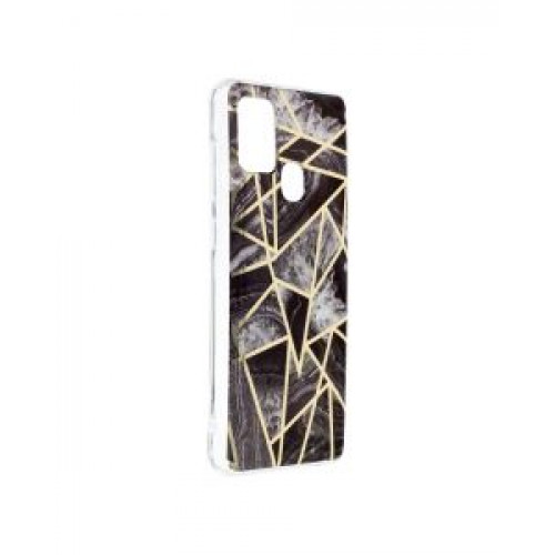 Гръб Forcell MARBLE COSMO - Samsung Galaxy A21S Black