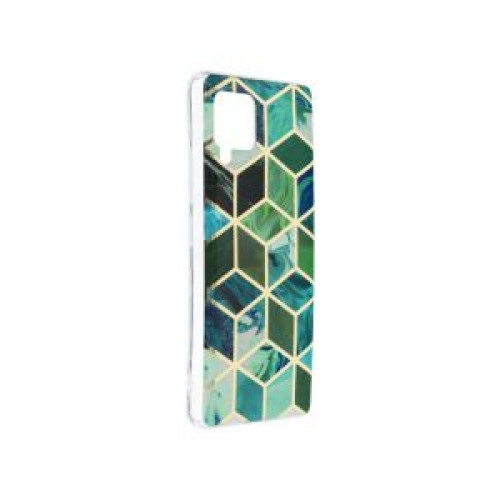 Гръб Forcell MARBLE COSMO - Samsung Galaxy A42 Green