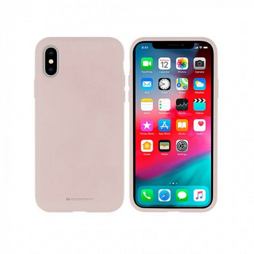 Гръб Mercury Silicone - Apple iPhone 11 Pro Pink Sand