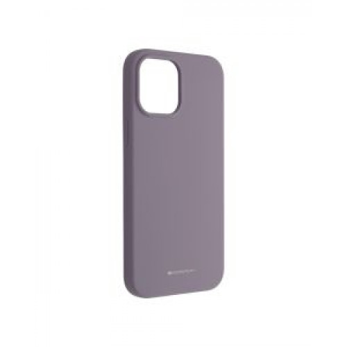 Гръб Mercury Silicone - Apple iPhone 12 Pro Max Lavender Grey
