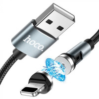 Магнитен кабел за зареждане Hoco- Lightning Port 2,4A 1,2 м - Apple iPhone 11 Pro Max