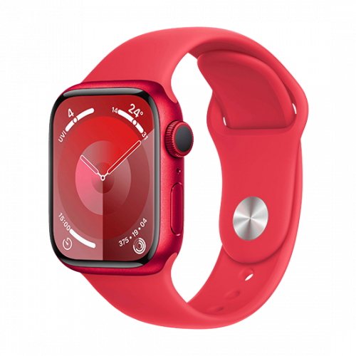Apple Watch Series 9 GPS 41mm RED Aluminium Case with Sport Band M/L (PRODUCT)RED