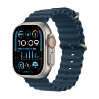 Apple Watch Ultra 2 GPS + Cellular 49mm Titanium Case Ocean Band Blue