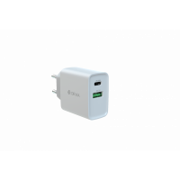 Адаптер DEVIA Smart Series PD&QC quick charger (EU,20W)