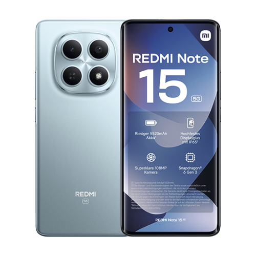 Xiaomi Redmi Note 15 5G - Blue, 256GB, 8GB Xiaomi Redmi Note 15 5G - Blue, 256GB, 8GB
