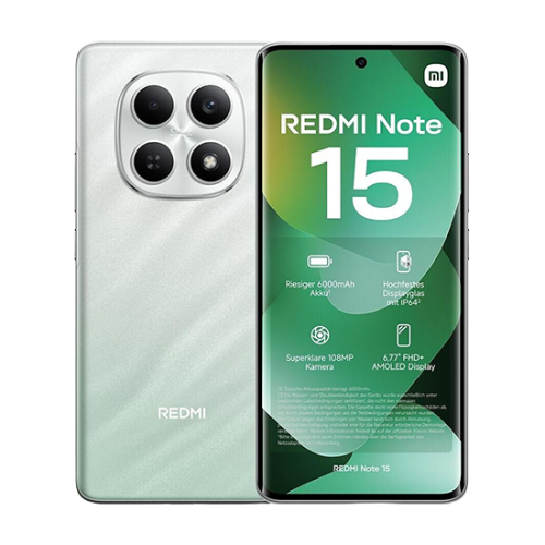 Xiaomi Redmi Note 15 4G - Green, 256GB, 8GB Xiaomi Redmi Note 15 4G - Green, 256GB, 8GB