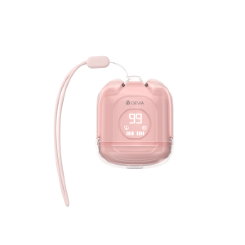 Devia Smart Series TWS M6 Wireless Earphone Pink