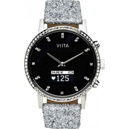 Watch Viita Hybrid HRV Crystal Swarovski 40mm Silver