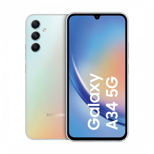 Samsung Galaxy A34 5G 128GB 6GB RAM Dual A346 Silver