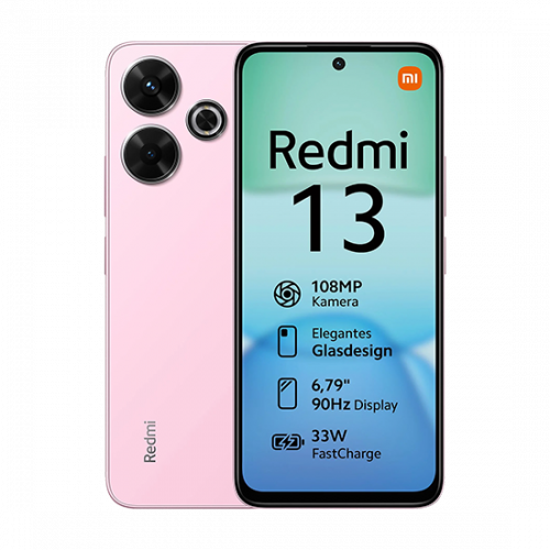 Xiaomi Redmi 13 4G 256GB 8GB RAM Dual Pink