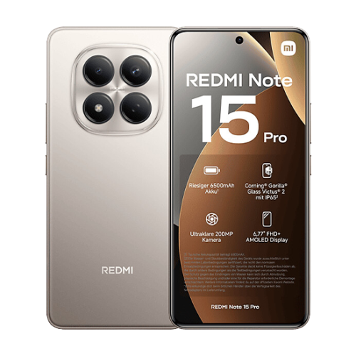 Xiaomi Redmi Note 15 Pro 4G 256GB 8GB RAM Dual Titanium