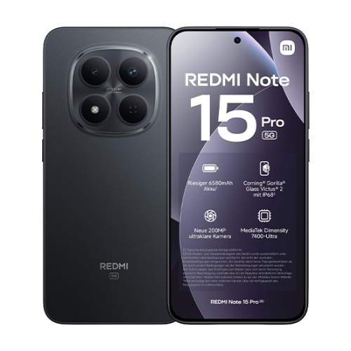 Xiaomi Redmi Note 15 Pro 5G 256GB 8GB RAM Dual Black