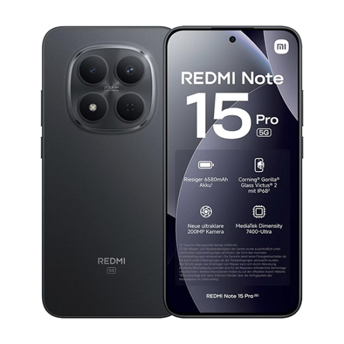 Xiaomi Redmi Note 15 Pro 5G 512GB 8GB RAM Dual Black