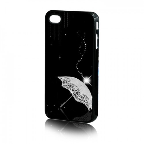 Силиконов калъф - Apple iPhone 4 чадър