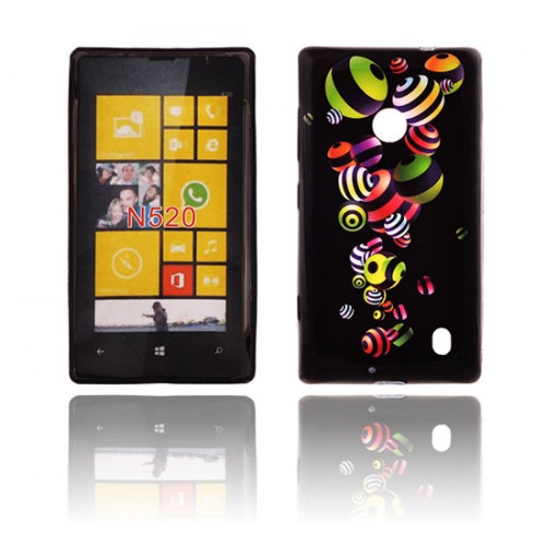 Силиконов калъф Design - Nokia Lumia 520 сфери