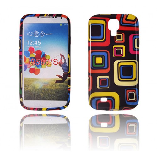 Силиконов калъф Design - Samsung Galaxy s4 квадрати