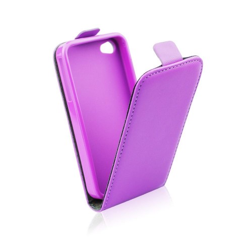 Калъф тефтер Slim Flexi - Apple iPhone 8 Plus лилав
