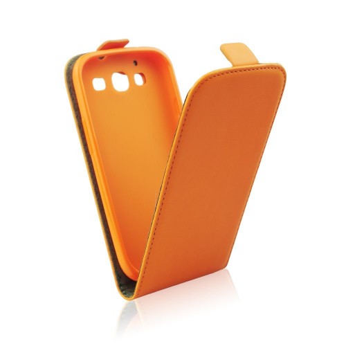 Калъф тефтер Slim flexi - Apple iPhone 5S оранжев