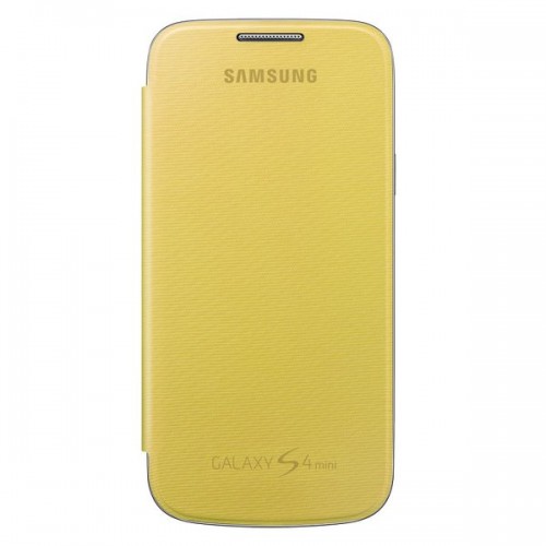 Калъф Flip Cover - Samsung Galaxy S4 Mini жълт