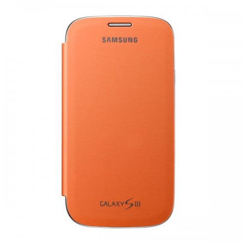 Калъф Flip Cover - Samsung Galaxy S3 оранжев