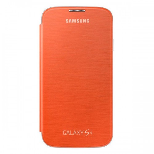 Калъф Flip Cover - Samsung Galaxy S4 оранжев