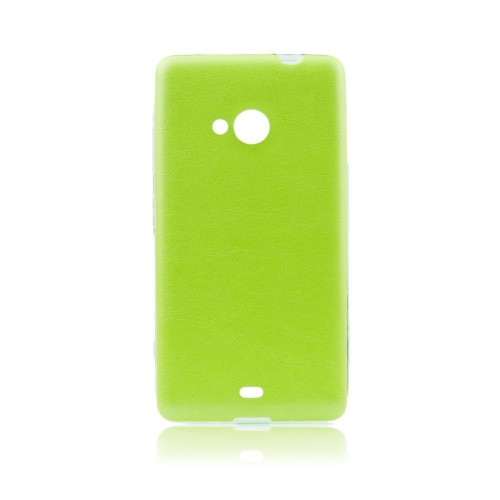 Силиконов калъф Jelly Case Leather - Sony Xperia M5 зелен