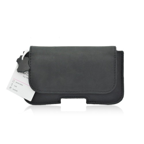 Хоризонтален калъф Forcell Leather 200A - Apple iPhone SE черен