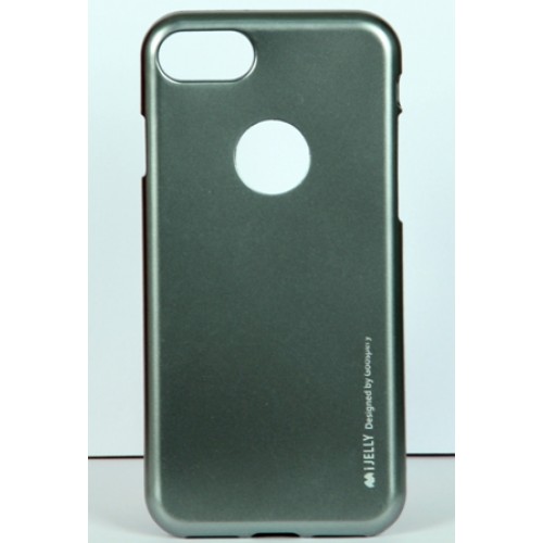 Гръб i-Jelly Case - Apple iPhone 8 сив