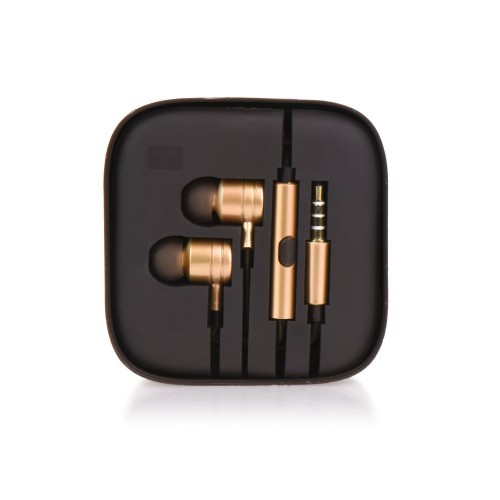 Слушалки HF Stereo box metal MI - Huawei Y6 Pro 2017 златни Слушалки HF Stereo box metal MI - Huawei Y6 Pro 2017 златни