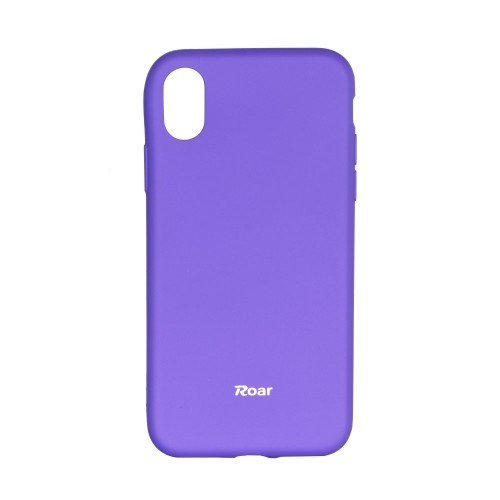 Гръб Roar Colorful Jelly - Apple iPhone X лилав
