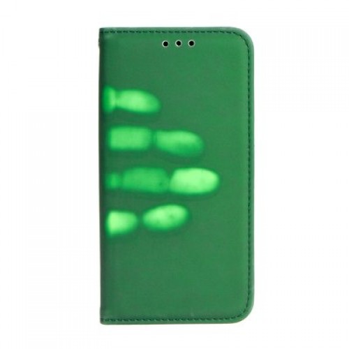 Калъф Thermo Book - Lenovo K6 Note зелен