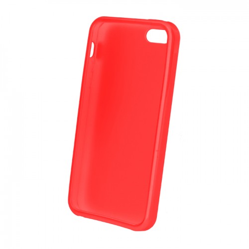 Силиконов калъф - Apple iPhone 4 червен