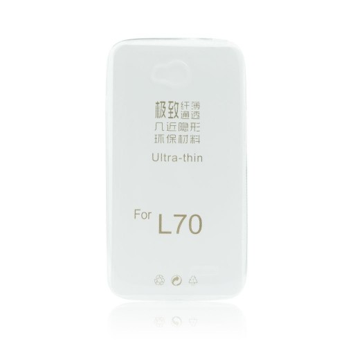Силиконов калъф Ultra Slim - LG L70 прозрачен