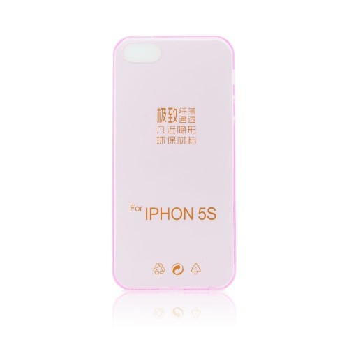 Силиконов калъф Ultra Slim - Apple iPhone 5/5S розов
