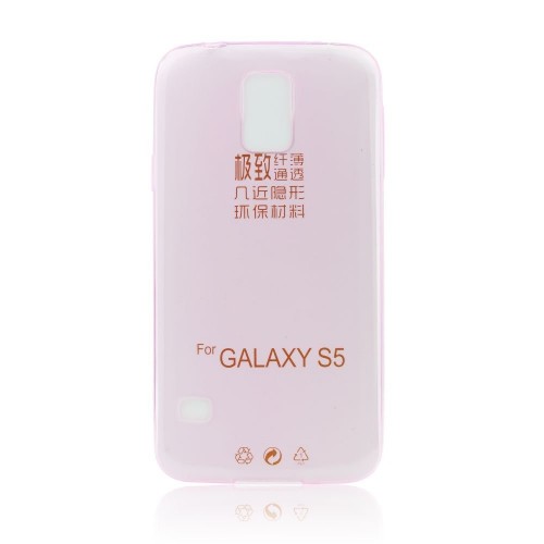 Силиконов калъф Ultra Slim - Samsung Galaxy S5 розов