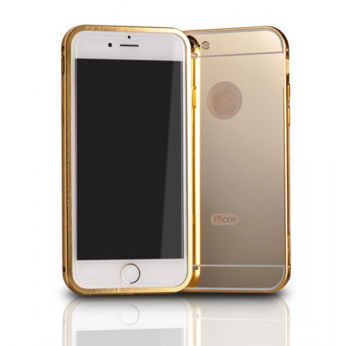Калъф Alu Bumper Mirror - Apple iPhone 6 златен