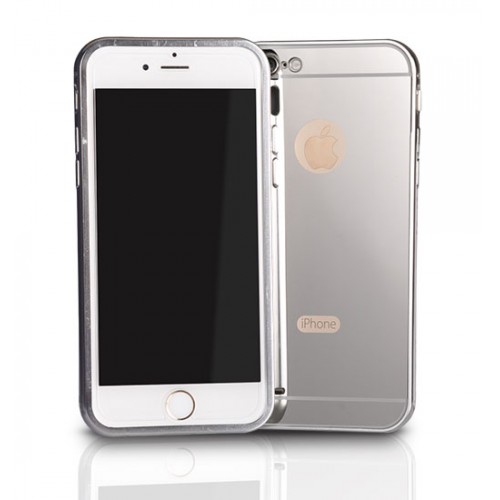 Калъф Alu Bumper Mirror - Apple iPhone 6 сребрист