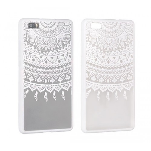 Калъф Lace - Apple iPhone SE - Design 1 бял