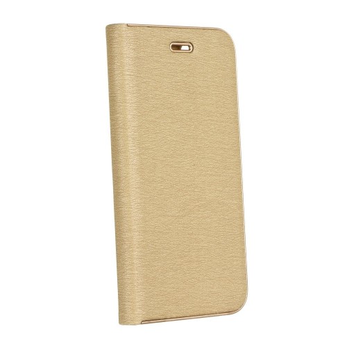 Калъф Luna Book - Samsung Galaxy A6 Plus златен