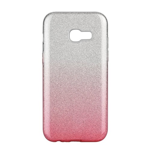Гръб Forcell SHINING - Samsung Galaxy A6 бял/розов