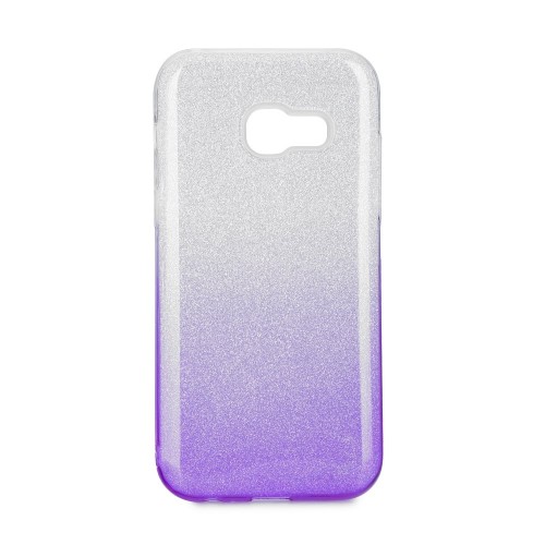 Гръб Forcell SHINING - Samsung Galaxy A6 бял/лилав