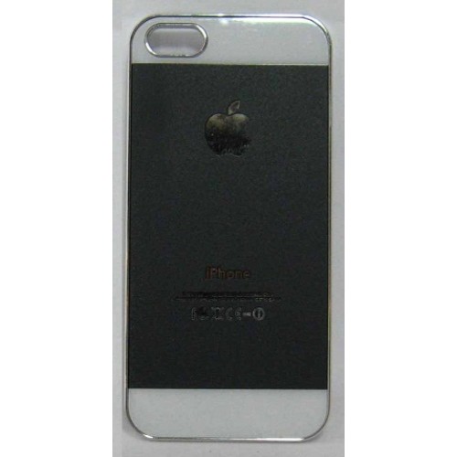 Пластмасов гръб - Apple iPhone 5 унивесален черно - бял