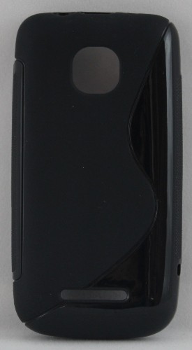 Силиконов калъф-гръб - Nokia Asha 311 черен