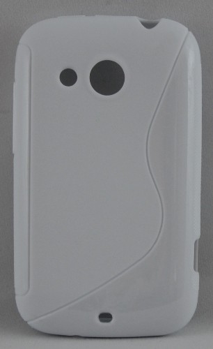 Силиконов калъф-гръб - HTC Desire C бял