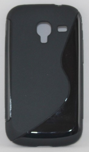 Силиконов калъф-гръб - Samsung Galaxy Ace 2 черен