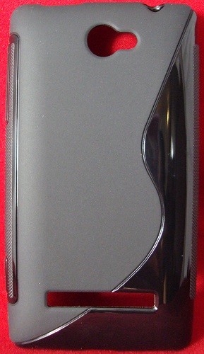 Силиконов калъф-гръб - HTC Windows Phone 8S черен